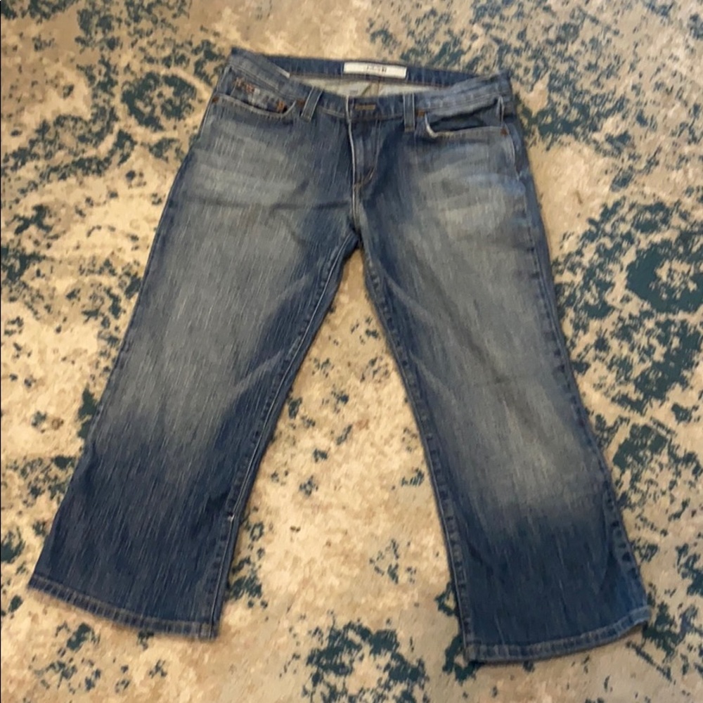 Re-posh.  Joe’s cropped jeans